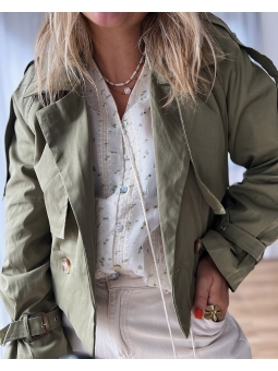 ♡ Trench Court Fandy Olive ♡